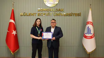 Dünya şampiyonu Sude Nur Basancı üniversitesinde ağırlandı