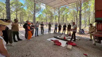 Muğla’da gönüllüler orman yangınlarına karşı eğitiliyor