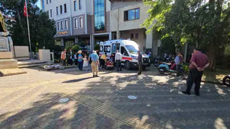 Cide meydanında sıcak hava alarmı