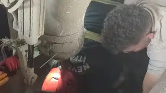 Nevşehir'de iş kazası Makineye sıkışan işçi yaşam mücadelesi veriyor