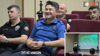 Emniyetten polis babalara duygusal sürpriz