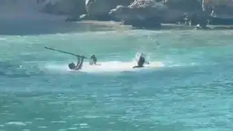 Mersin'de denizdeki kavga tutuklamayla bitti