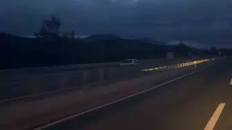 Karabük yolunda ters şeride giren sürücü trafiği birbirine kattı