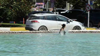 Antalya sıcağında süs havuzu tehlikesi