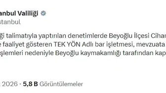 Cihangir'deki popüler bar mühürlendi
