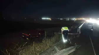 Siverek yolunda gece yarısı kaza 8 kişi hastaneye kaldırıldı