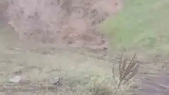Tokat Artova'da dolu yağışı her yeri kışa çevirdi