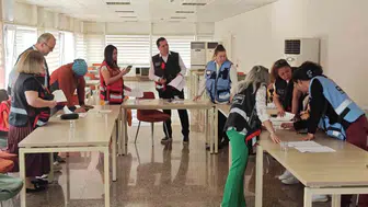 Menteşe Devlet Hastanesi olası afetlere karşı hazırlıklarını test etti