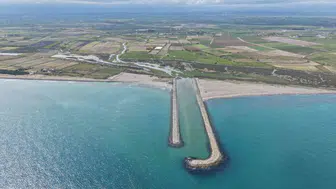 Samsun'da tarım arazilerini koruyacak dev yapı bitti