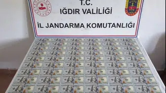 Iğdır yolunda 10 bin dolarlık sahte para operasyonu