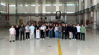 Mühendislik öğrencileri F-16 kokpitinde teknolojiyle buluştu