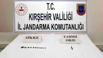 Kırşehir yolunda tarihi eser operasyonu