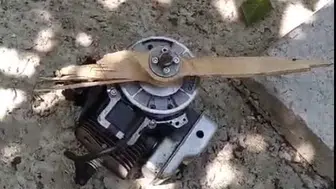 Kastamonu'da bir evin fındık bahçesine insansız hava aracı düştü