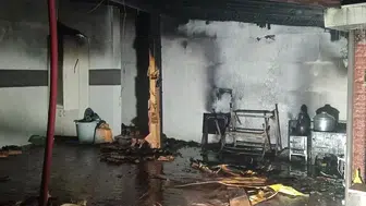 Perşembe'de cami lojmanında yangın paniği