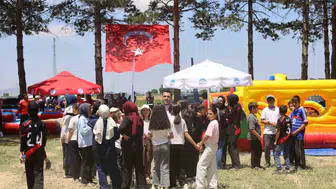 Kayserili gençler Fidanlık AR-GE Merkezi'nde sporla buluştu