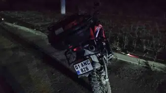 Bolu Karaköy yolunda motosiklet kazası bir can aldı