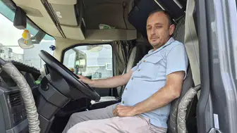 Eskişehirli tır şoförü yolları evinden daha çok seviyor