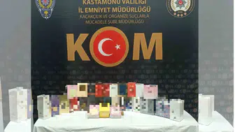 Kastamonu merkezde iki iş yerine kaçakçılık baskını