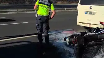 Kuzey Marmara Otoyolu'nda motosiklet kazası