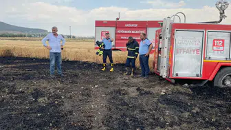 İslahiye’de hasat öncesi büyük talihsizlik
