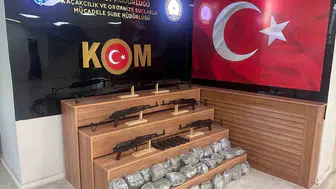 Şanlıurfa emniyetinden büyük baskın Silahlar ve uyuşturucu yakalandı