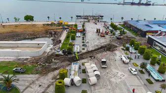 Samsun şehir merkezinin atık su hattı yenileniyor