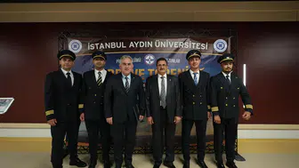 Gökyüzünün yeni sahipleri Aydın Üniversitesi’nden mezun oldu