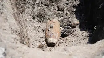 Erzurum’da altyapı çalışması sırasında eski mühimmatlar bulundu