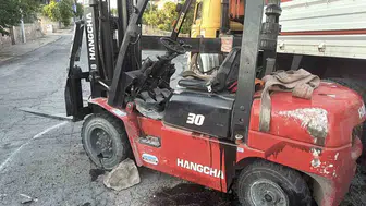 Kayseri'de iş kazası Forklift sürücüsü altında kalarak yaralandı