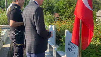 Düzce Emniyet Müdürü şehit ailesini evinde ziyaret etti
