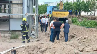 Kayseri'de inşaat alanında duvar kazası