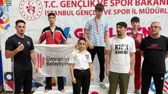 Ümraniyeli sporcular ringden madalyalarla döndü