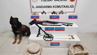 Yozgat'ta kaçak kazı yapan üç kişiye operasyon düzenlendi