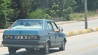 Denizli trafiğinde herkesin canını hiçe sayan tehlikeli yolculuk