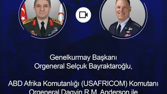 Genelkurmay Başkanı Bayraktaroğlu ABD’li komutanla güvenlik hattı kurdu