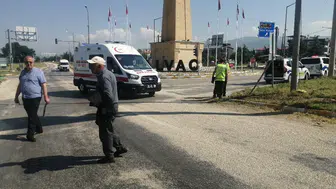 Isparta Yalvaç’ta sabah saatlerinde korkutan trafik kazası