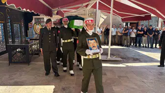 Sivaslı Kıbrıs Gazisi İbrahim Aldemir son yolculuğuna uğurlandı