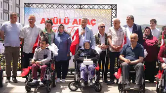 Samsun İlkadım’da 11 engelli vatandaşa tekerlekli sandalye desteği