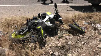 Adıyaman Besni yolunda motosikletli sürücü kazada can verdi
