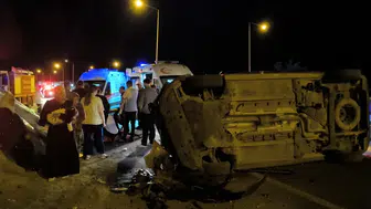 Batman’da düğün dönüşü facia Araç takla attı