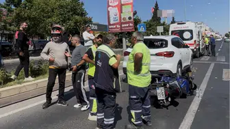 Tekirdağ'da yaya geçidi kazası bir kişiyi hastanelik etti