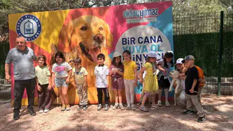 Bursa'da minikler sokak hayvanlarının dünyasını keşfetti