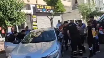 Batman Bahçelievler'de trafik kazası Bir kişi araçtan güçlükle çıkarıldı