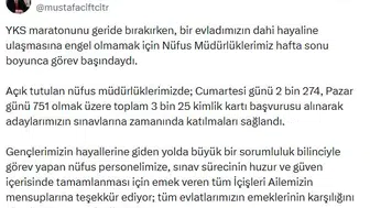 Sınav sabahı kimliğini unutan 3 binden fazla öğrenciye nüfus müdürlükleri yetişti