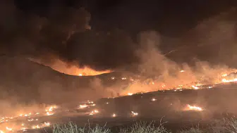 Mersin Mut'ta çöplük yangını korkuttu