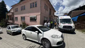 Tosya’da sokak arasında korkutan kaza