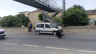 Karamürsel yolunda trafik kazası iki kişiyi hastanelik etti