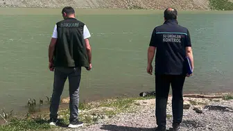 Yüksekova’da balık popülasyonu için denetim mesaisi