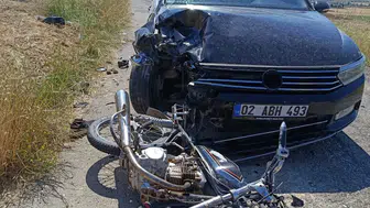 Adıyaman'da motosiklet kazası İki genç ağır yaralandı