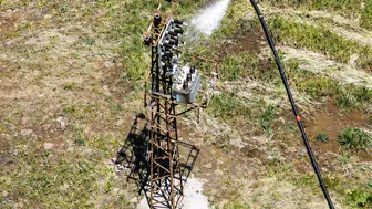 Şanlıurfa tarlalarında dronlu kaçak trafo operasyonu